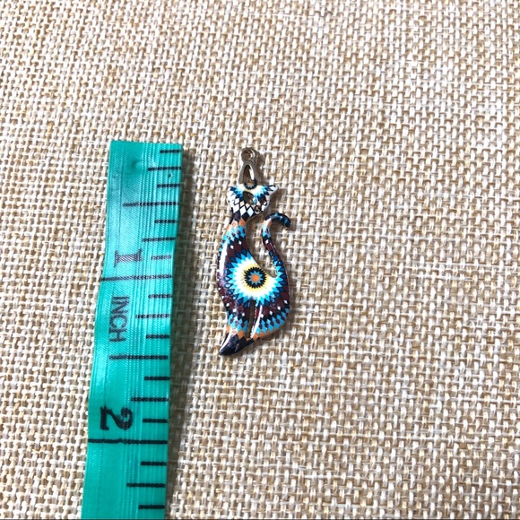 ❤️ 5 for $15 Bright Cat Pendant Zinc Alloy Enamel - Picture 5 of 8